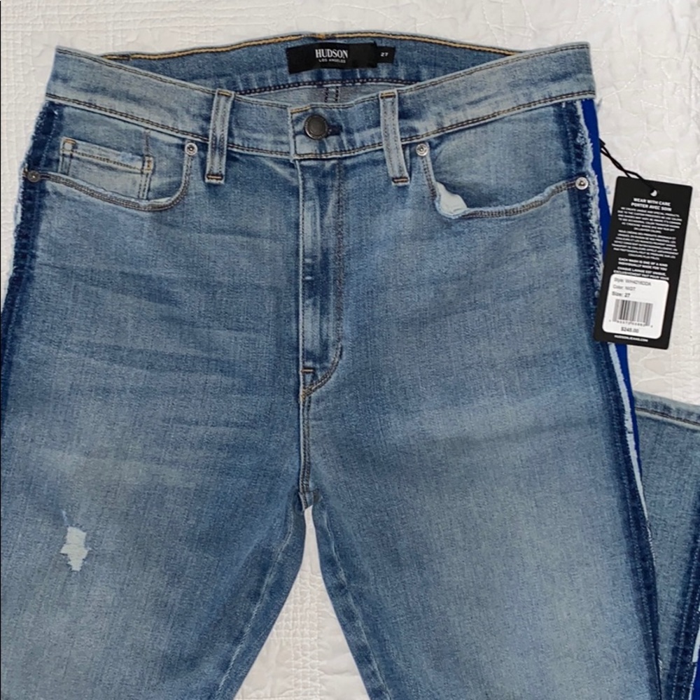 🎉HP🎉 Hudson Barbara Jeans With Side Seam Details - Picture 3 of 7